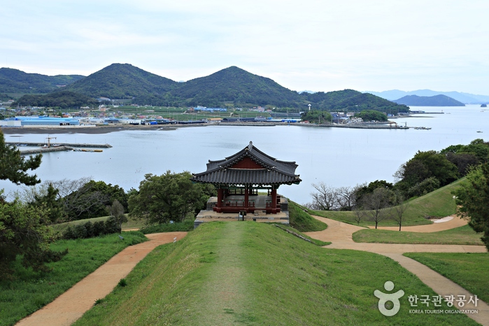 완도 청해진 유적에서 바라본 풍경