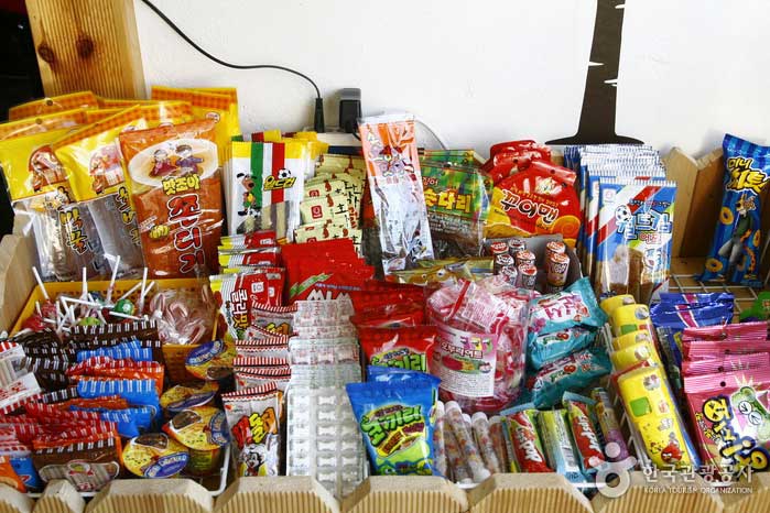 옛날을 추억하게 하는 간식들