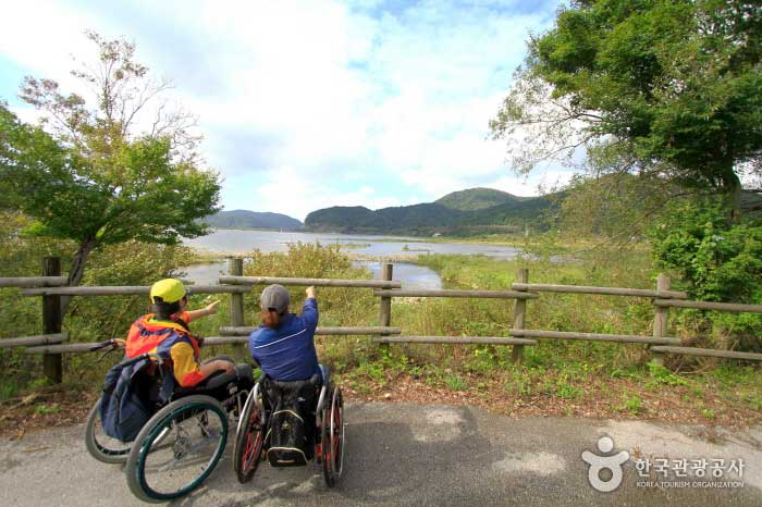 내장산단풍생태공원 곳곳에 있는 전망 포인트