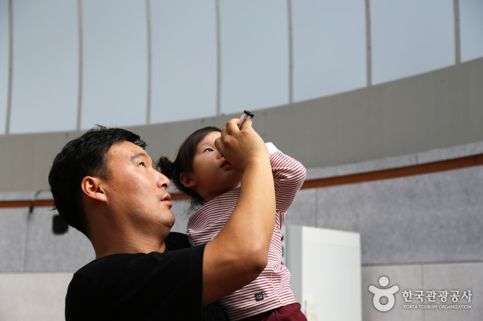 아빠와 함께 태양관측