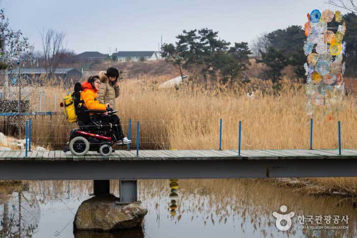 대부도 유리섬 야외조각공원 뒤뜰