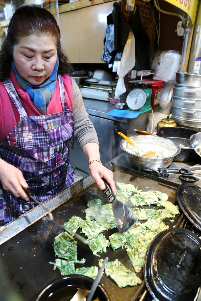 막걸리 한잔 생각나는 파전