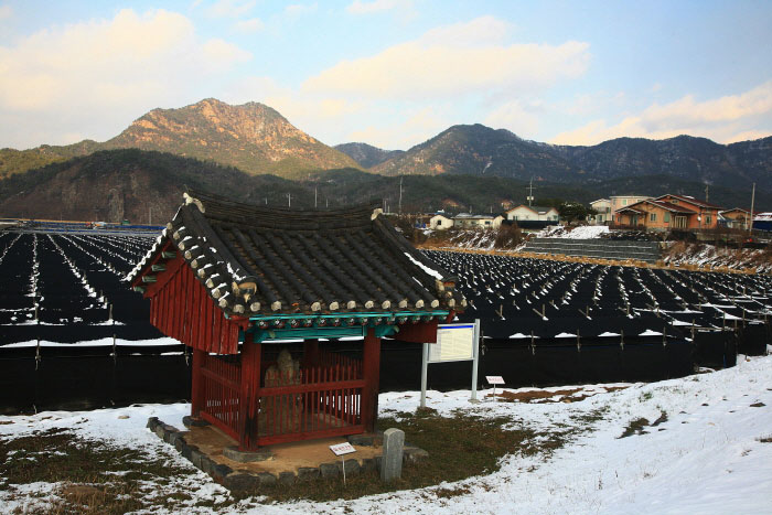 천내리 용호석의 용석 주변 풍경